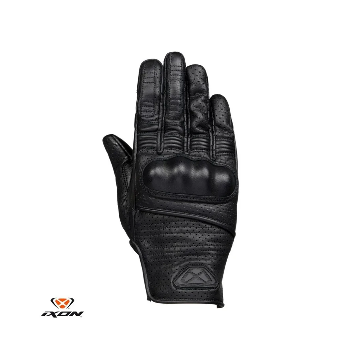Manusi barbati heritage vara piele Ixon model Sixty Six MS - Negru – degete tactile