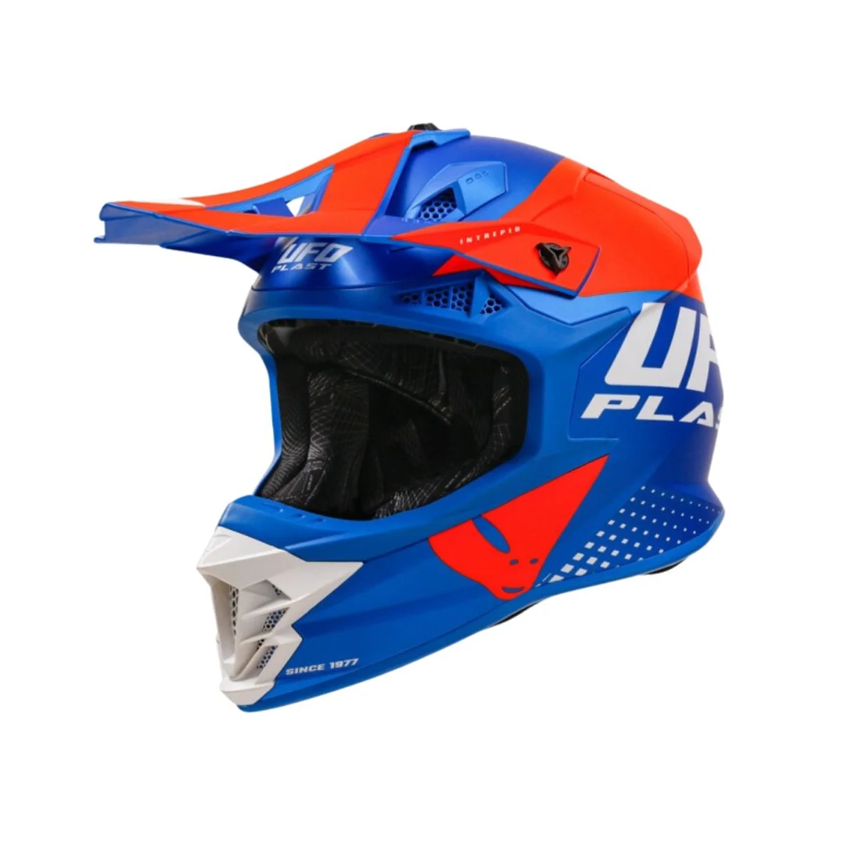 Casca cross-enduro UFO INTREPID - Albastru,Rosu